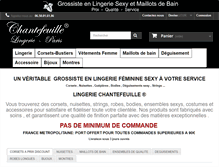 Tablet Screenshot of chantefeuille.fr